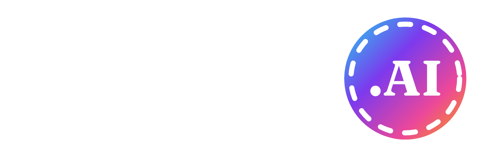 PatchDesign.AI wordmark for dark backgrounds