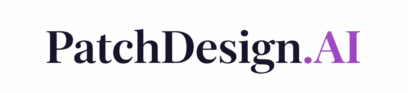 PatchDesign.AI logo — for light backgrounds