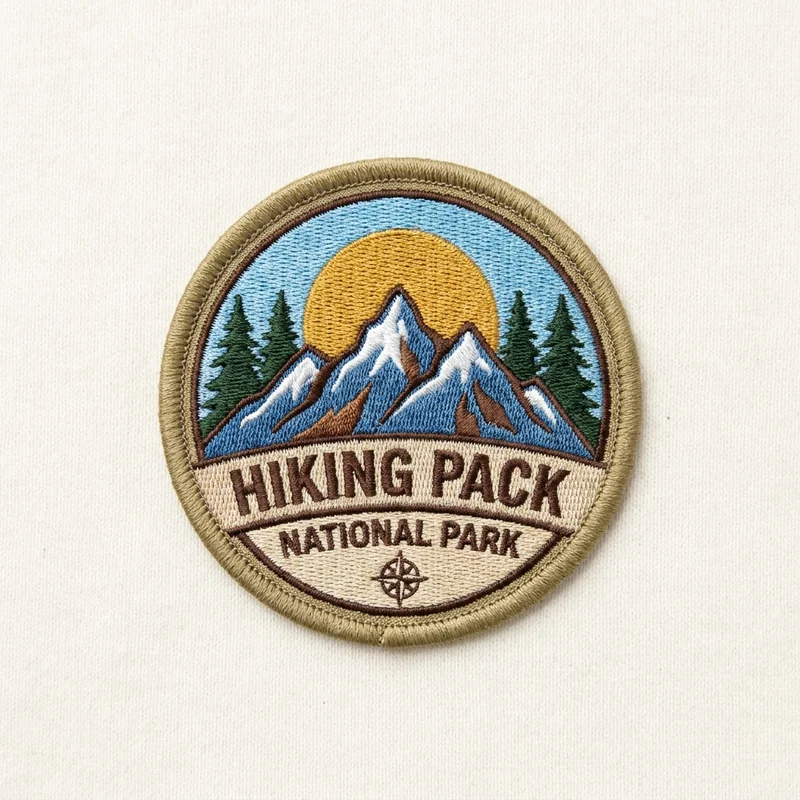 Example custom backpack patch 3, designed with AI