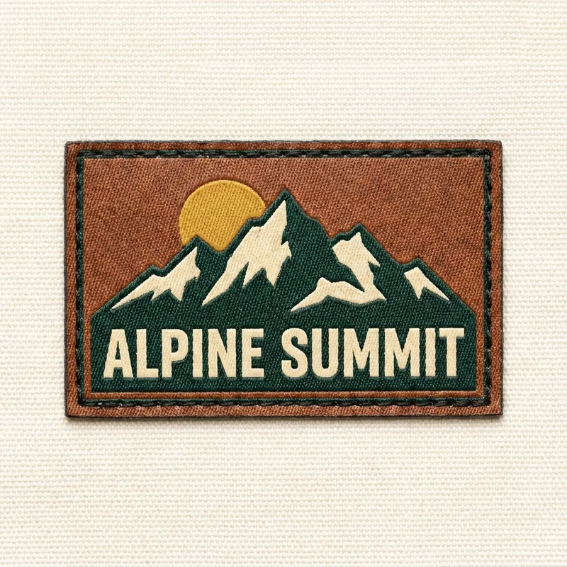 Example custom beanie patch 1, designed with AI