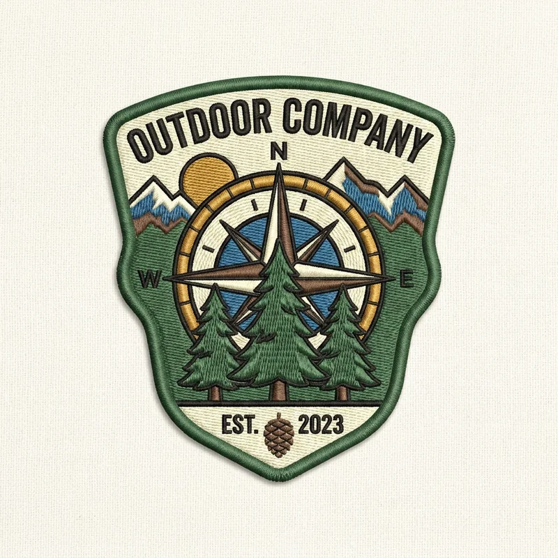 Example custom hat patch 3, designed with AI