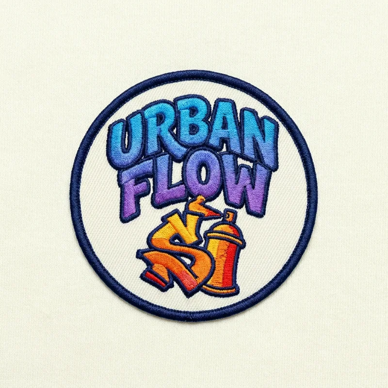 Example custom hoodie patch 1, designed with AI