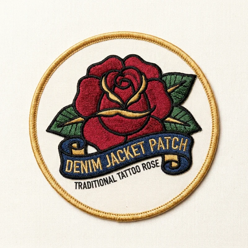 Example custom jeans patch 1, designed with AI