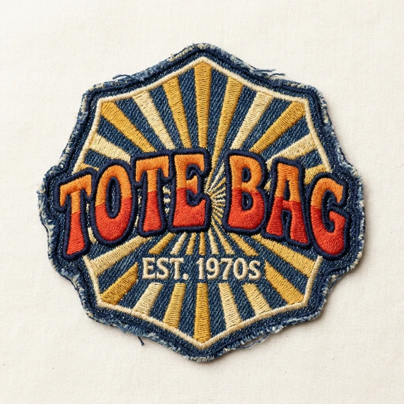 Example custom jeans patch 3, designed with AI