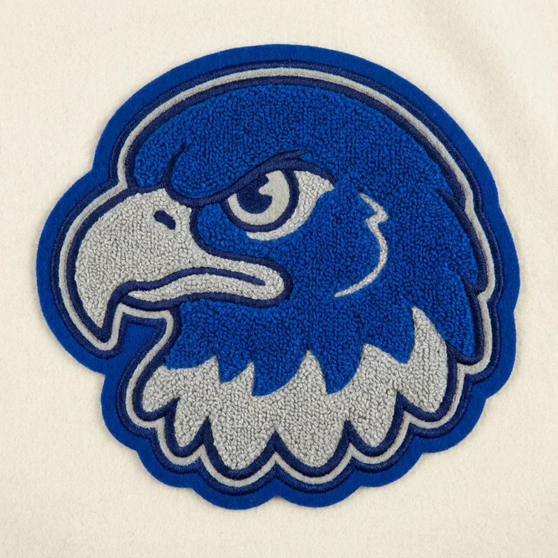 Example custom letterman jacket patch 3, designed with AI
