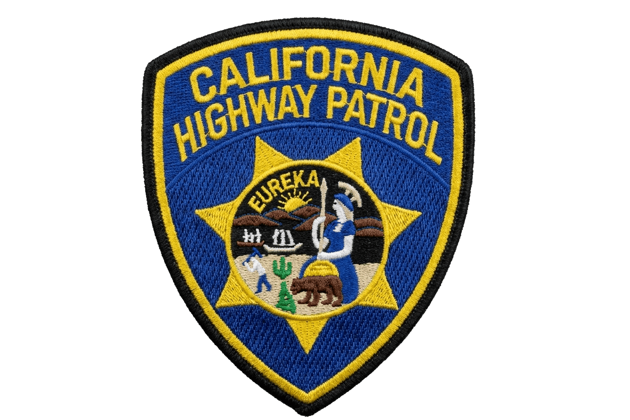 Custom department patch — law enforcement crest with city seal — custom embroidered patch designed with AI on PatchDesign.AI