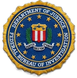 Department of Justice Embroidered Patch — custom embroidered patch designed with AI on PatchDesign.AI