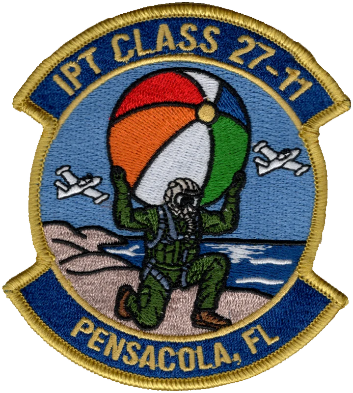 Naval Aviation Training Class Patch — custom embroidered patch designed with AI on PatchDesign.AI