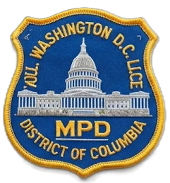 Metropolitan Police Department Washington DC Embroidered Patch — custom embroidered patch designed with AI on PatchDesign.AI