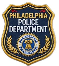 Philadelphia Police Department Embroidered Patch — custom embroidered patch designed with AI on PatchDesign.AI