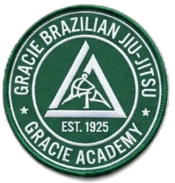Gracie Jiu-Jitsu Patch — custom embroidered patch designed with AI on PatchDesign.AI