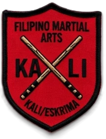 Kali Filipino Martial Arts Patch — custom embroidered patch designed with AI on PatchDesign.AI