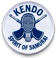 Kendo Patch — custom embroidered patch designed with AI on PatchDesign.AI