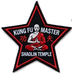 Kung Fu Patch — custom embroidered patch designed with AI on PatchDesign.AI