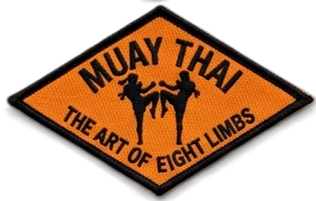 Muay Thai Patch — custom embroidered patch designed with AI on PatchDesign.AI