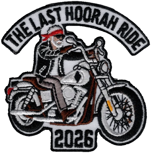 Motorcycle Rally Ride Patch — custom embroidered patch designed with AI on PatchDesign.AI