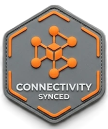 Connectivity-themed corporate patch