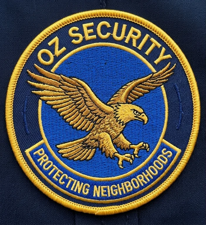Crew-name shoulder patch