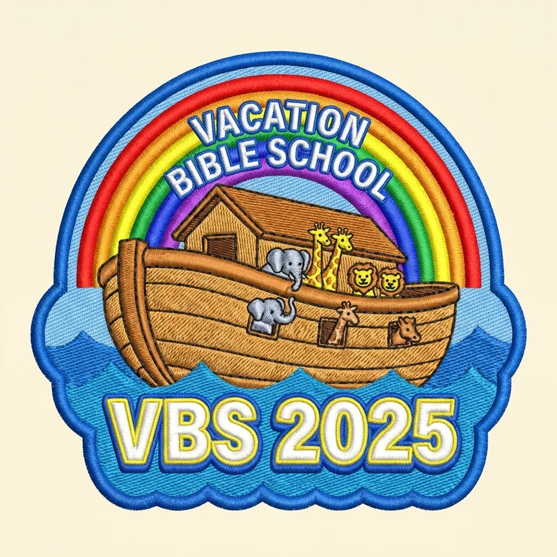 Example Church & Ministry Patches 3, designed with AI