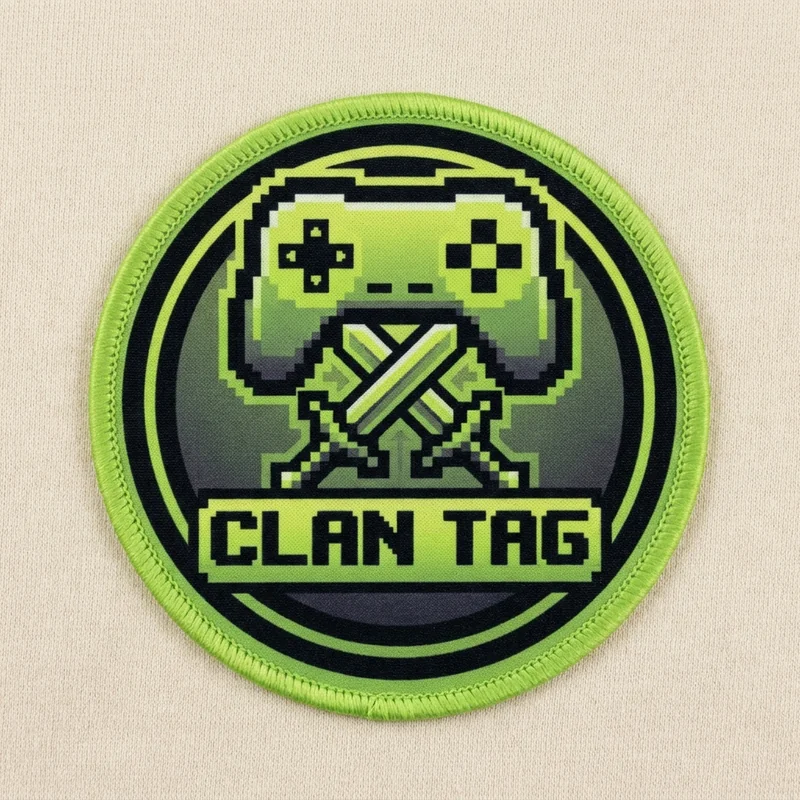 Example Esports & Gaming Team Patches 2, designed with AI