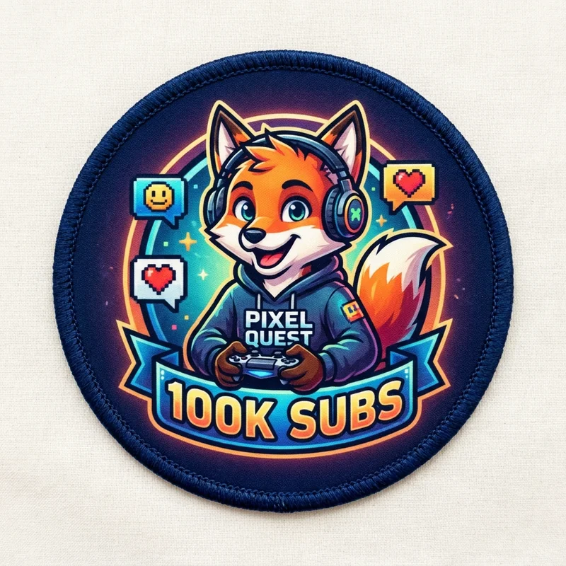 Example Esports & Gaming Team Patches 3, designed with AI