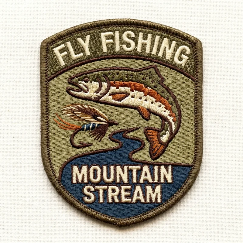 Example Fishing Patches 2, designed with AI
