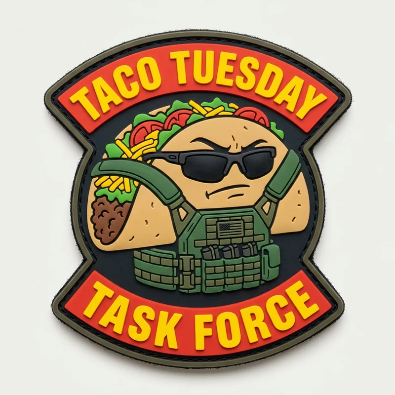 Example Morale Patches 7, designed with AI