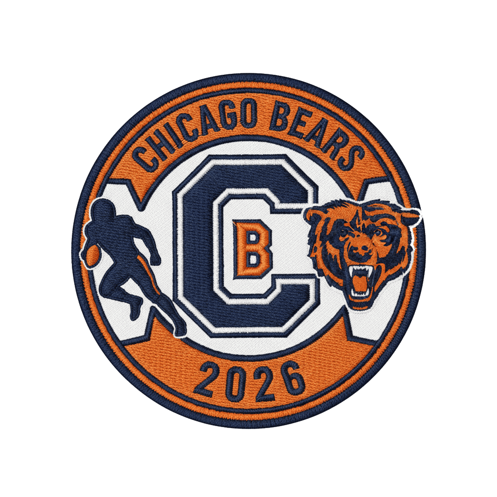 Custom sports club patch — bold crest for travel team or athletic program — custom embroidered patch designed with AI on PatchDesign.AI