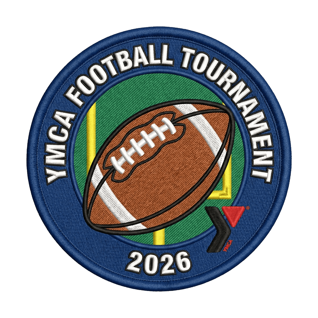 Competitive sports team patch — season or tournament emblem design — custom embroidered patch designed with AI on PatchDesign.AI