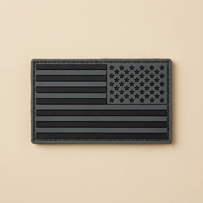 Custom american flag patch designed with AI