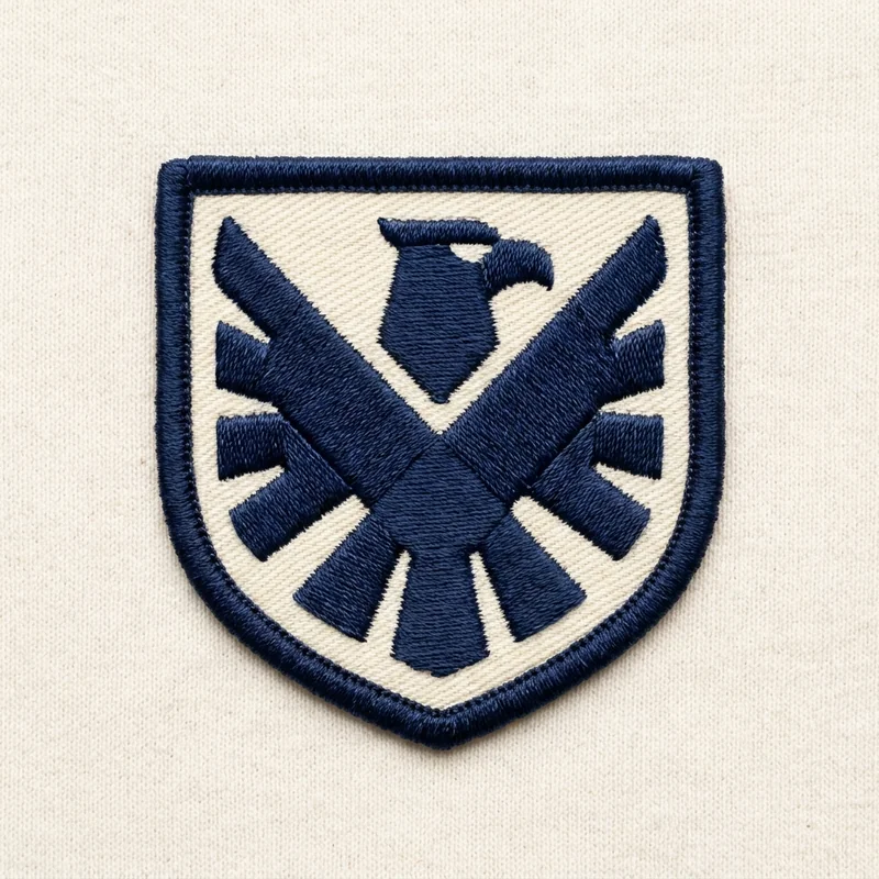 Example custom eagle patch 4 designed with AI on PatchDesign.AI