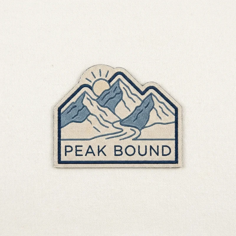 Example custom mountain patch 2 designed with AI on PatchDesign.AI
