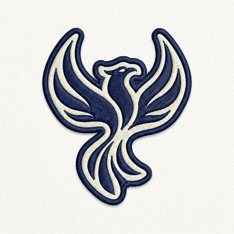 Example custom phoenix patch 4 designed with AI on PatchDesign.AI