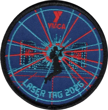 Troop laser tag event patch