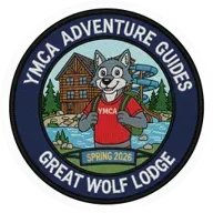 Embroidered YMCA Great Wolf Lodge trip patch