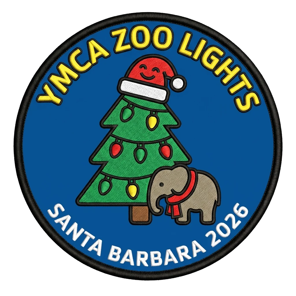 Youth troop zoo lights commemorative patch